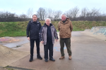 Alan, Leslie and Martin campaigning to clean up Lanchester Park