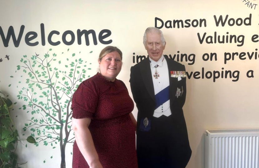 Yvonne visits Damson Wood School