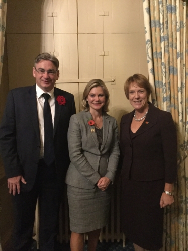 Julian Knight MP with Justine Greening, Education Secretaryand Caroline Spelman MP